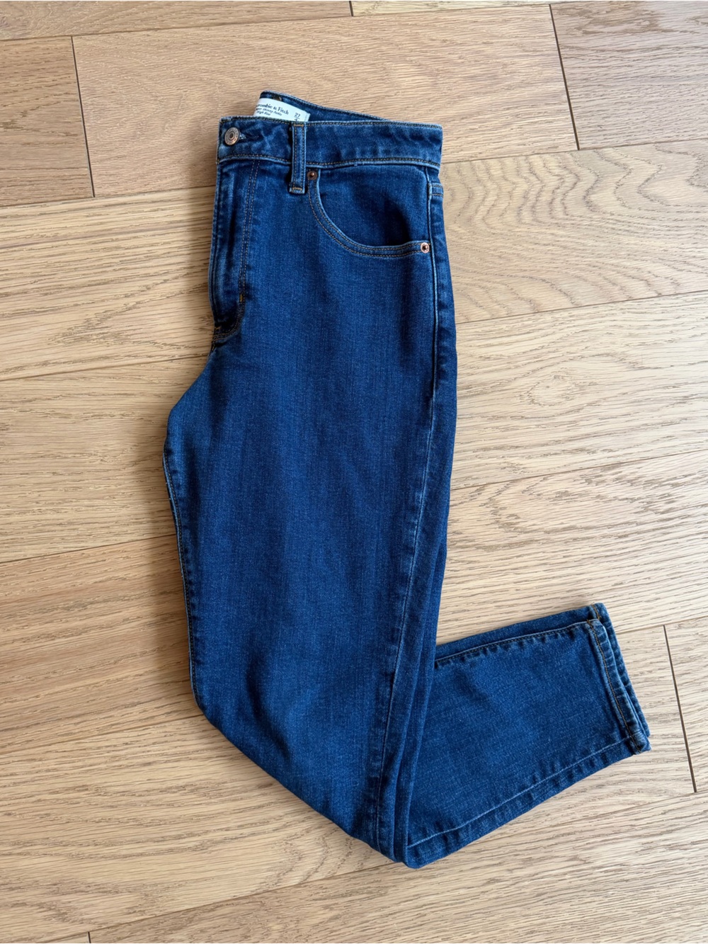 Abercrombie & Fitch Curve Love Super Skinny High-Rise Jeans